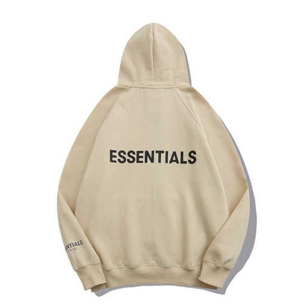 

men's luxury essentials tracksuits sweatshirts fashion zipper hoodies men women sportswear pant suit hooded sweater casual pullover co, Black