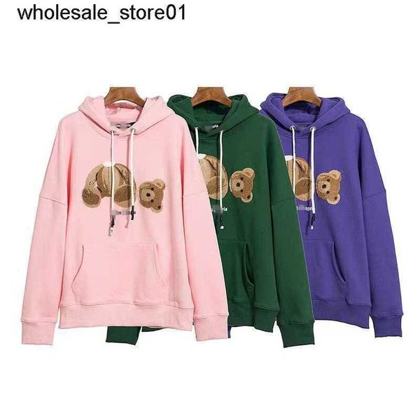 

men's hoodies designer sweatshirts fashion brand plush hoodie men's women's loose streetwear hoodie, Black
