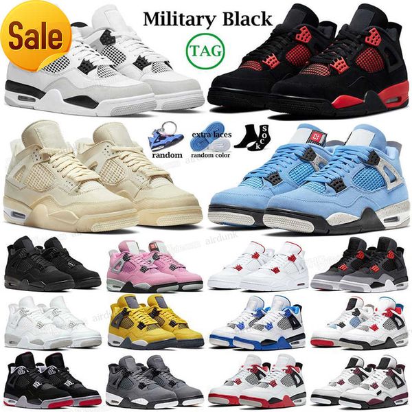 

low 4 basketball shoes for men women 4s military black cat sail red thunder white oreo cactus jack blue university infrared cool grey canvas