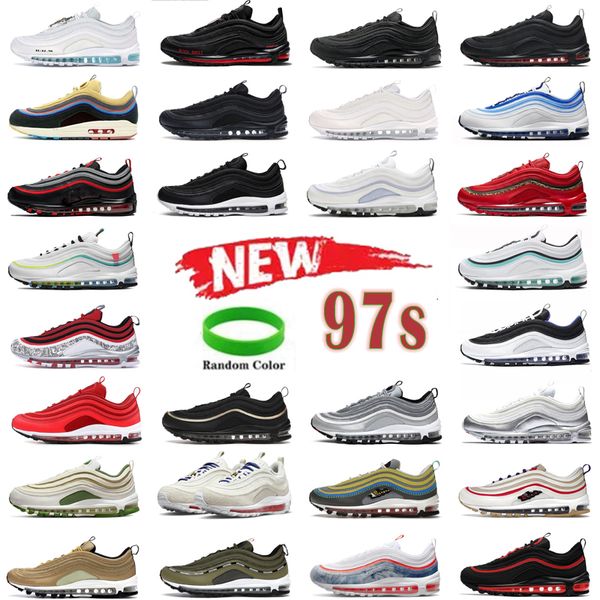 

sneaker 97 running shoes for men women og sprung triple black cushion sneakers cherry militia green runners jogging walking trainer