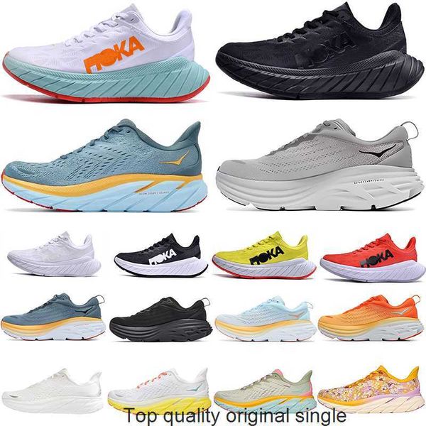 

running shoes hk one running shoes hoka hokas bondi 8 clifton mach 5 mens womens utility sneaker triple black white floral seaweed green
