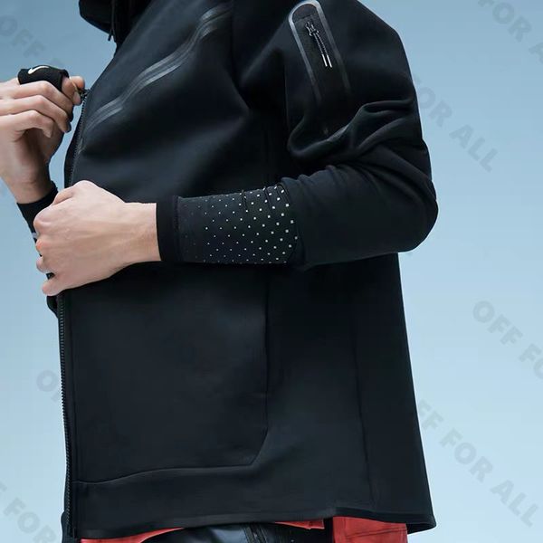 

tech fleeces pant jackets high1 quality mens womens tracksuits sports pants hoodies space cotton trousers man tracksuit bottoms techfle, Black