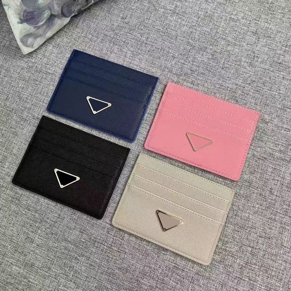 

2022 designer card holders purse fashion womens men purses with box double sided credit cards coin mini wallets new fashion, Brown;gray