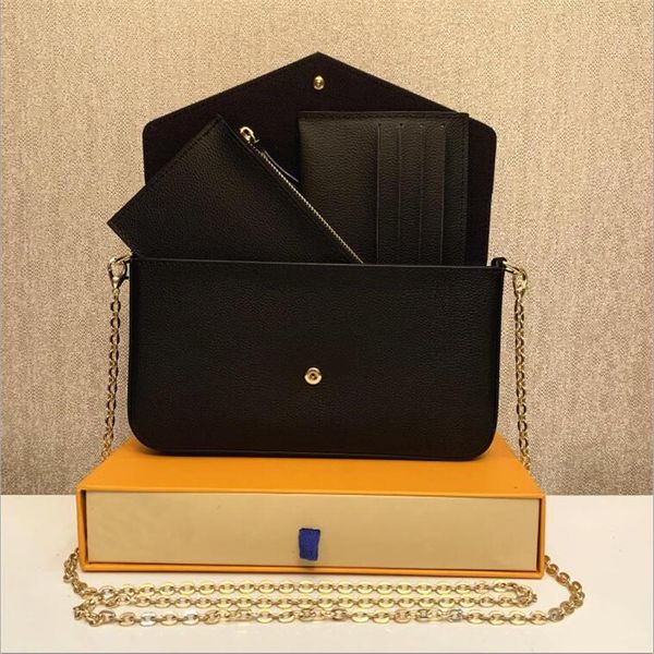 

3a luxurys crossbody bag favorite multi accessories women purse messenger handbags lady leather shoulder bags wallet with orange b272e, Red;black