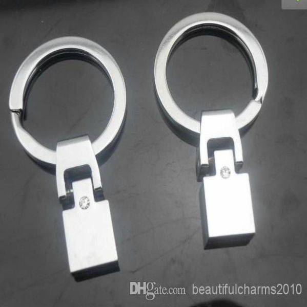 

whole 50pcslot 8mm key chain clasp connector charm keychains diy accessories fit for 8mm leather belt8756368, Silver