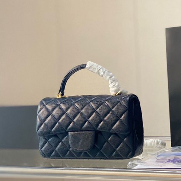 

luxury women portable designer crossbody bag caviar matelasse leather quilted classic flap clutch mini versatile shopping cosmetic bag birki