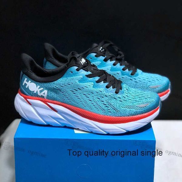 

2022 woman men athletic shoes hoka one clifton 8 runner shoe training sneakers accepted shock absorption womens road jogging mens for gym