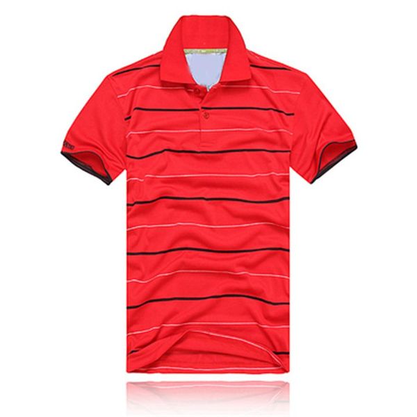 

new fashion embroidery collar polos stripe men t-shirtsmale short sleeve cotton polo boy sports t-shirt men clothing2545, White;black