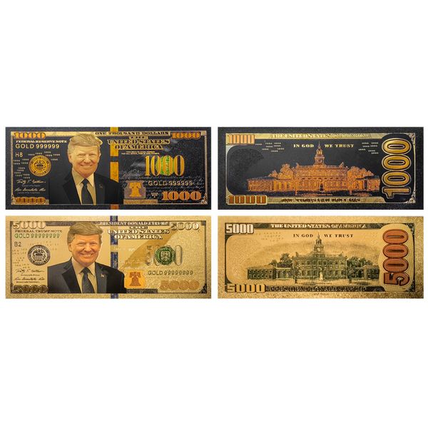 

arts and crafts 2024 classic trump commemorative coin metal coin gold and black collectible money