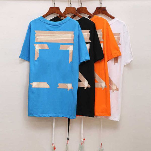 

t fashion luxury mens shirt offs couple t-shirt designer men women cotton sweatshirt black white tees arrow badge original t-shirts casual, White;black
