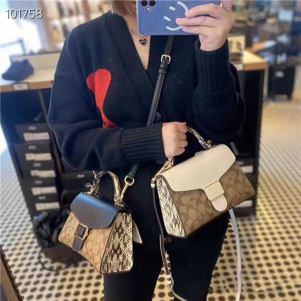 

2023 trendy brand fashion a woman's bag new handheld one shoulder bag 1325