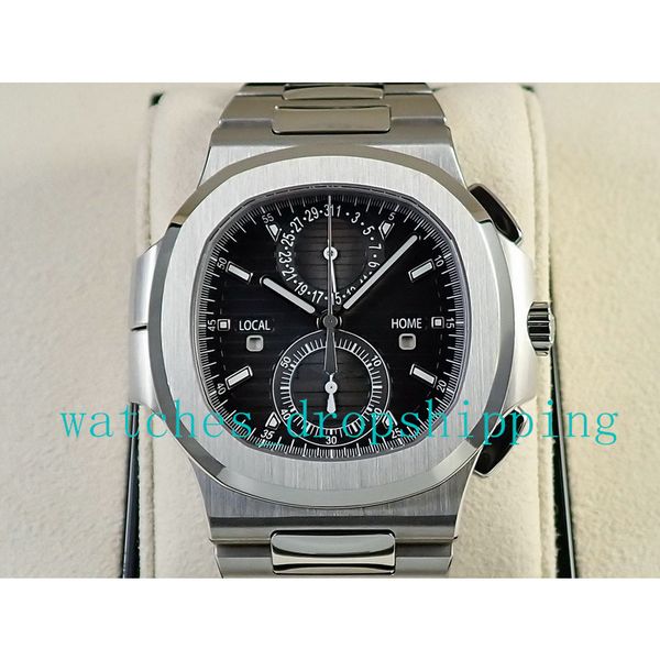 

super quality mens watch 40mm 5990 automatic mechanical movement steel case stainless steel strap nf factory sapphire glass buckle original, Slivery;brown