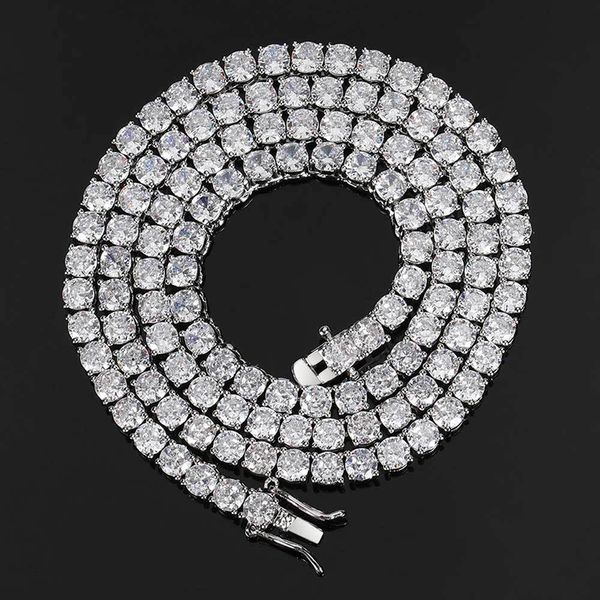 

hip hop for iced out chain for men necklace tennis chains mens necklaces gold silver plated luxury fashion