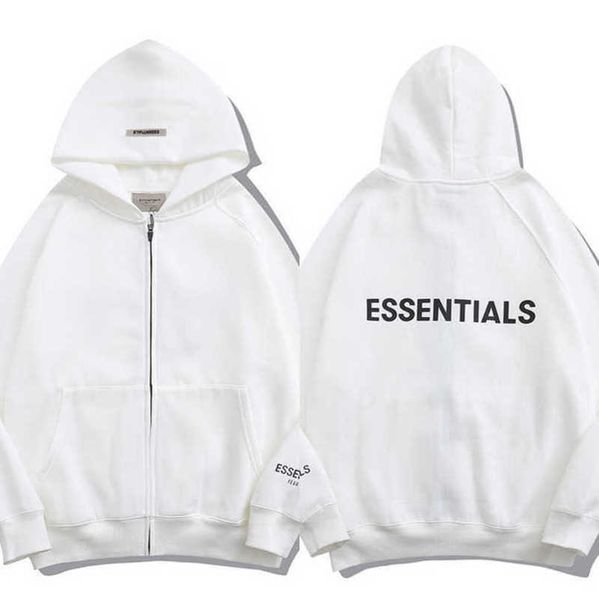 

essentials luxury men's tracksuits sweatshirts fashion zipper hoodies men women sportswear pant suit hooded sweater casual pullover co, Black