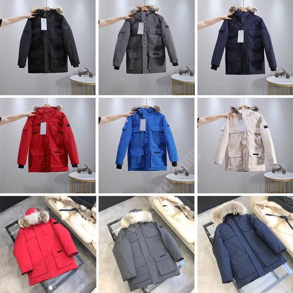 

2023 mens womens jackets winter cotton women's parka coats fashion outdoor windbreakers couples thickened warm coats custom designer cl, Black