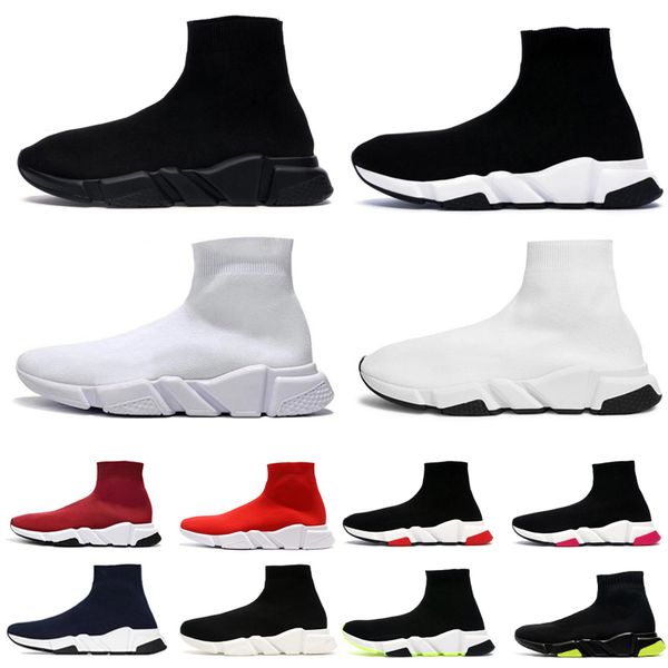 

casual sock shoe men women runners 1.0 knit running shoes sneaker triple white black red neno oreo yellow graffiti dark navy mens classic tr