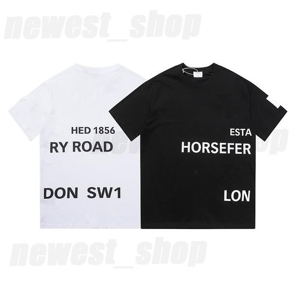 

2023 designer mens t-shirt t shirt luxury classic spring summer circle classic letter london england black white tshirts simple casual cotto, White;black