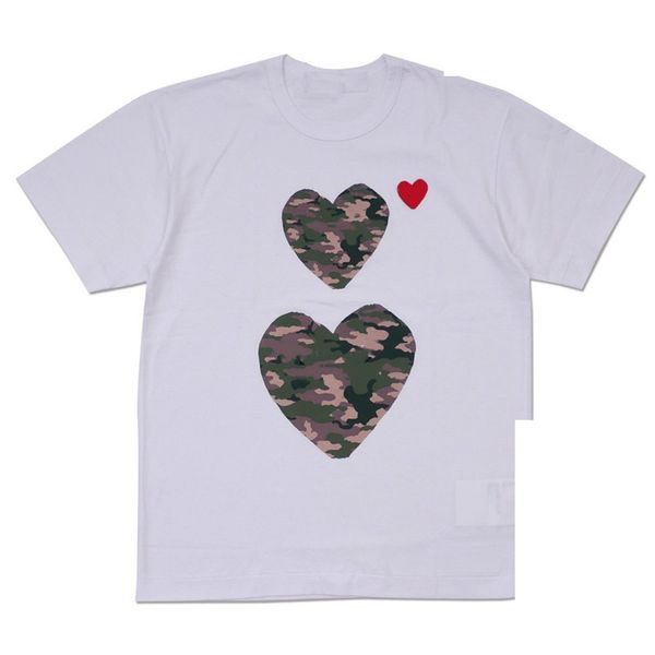 

mens t shirts designer t shirt red heart on white side tshirts couple models love clothes graphic tees round neck cotton short-sleeved shirt, White;black