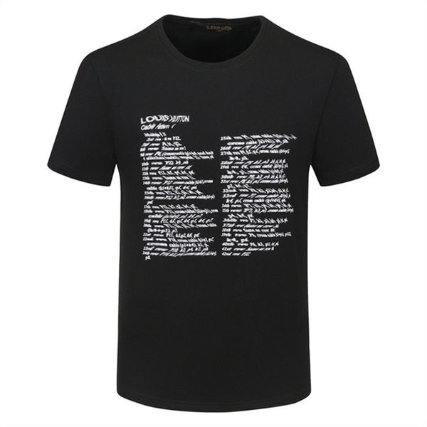 

luxury mens designer t shirt black red letter printed shirts short sleeve fashion brand designer tees p228, White;black