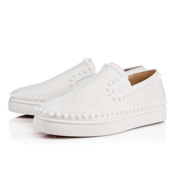 

christians red-bottoms pik boat flat sneakers casual shoes mens womens low black designer spikes skateboard loafers luxury man woman eve