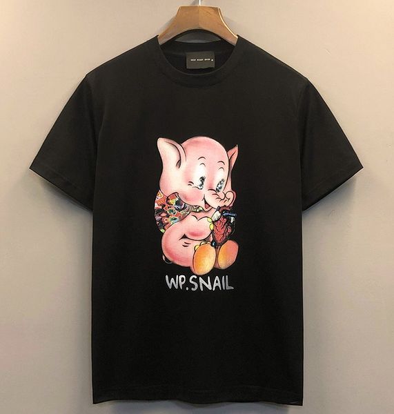 

new design hip hop summer men women printed elephant classic loose short sleeve t-shirts mens tshirts clothes street fashion students cotton, White;black
