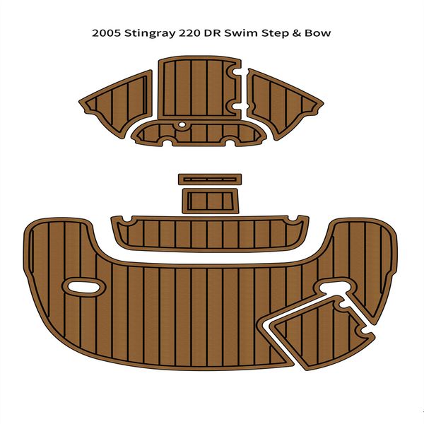

2005 stingray 220 dr swim platform step pad boat eva foam teak deck floor mat