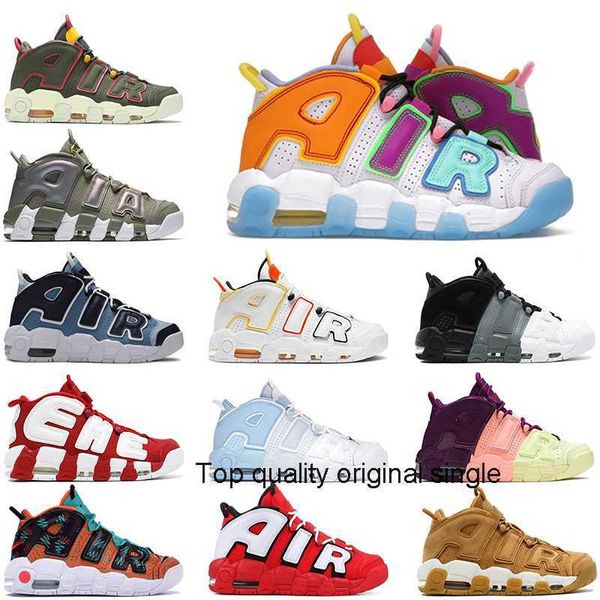 

2022 with socks basketball shoes scottie pippen more uptempos chrome denim blue for mens women barely green cargo khaki what the trainers