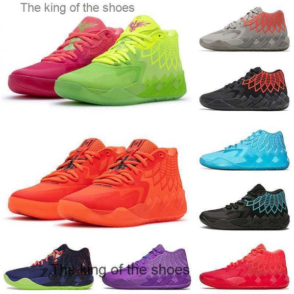 

og basketball shoes 2022 mens lamelo ball mb 01 basketball shoes rick and morty red green galaxy purple sky blue grey black blast jr queen