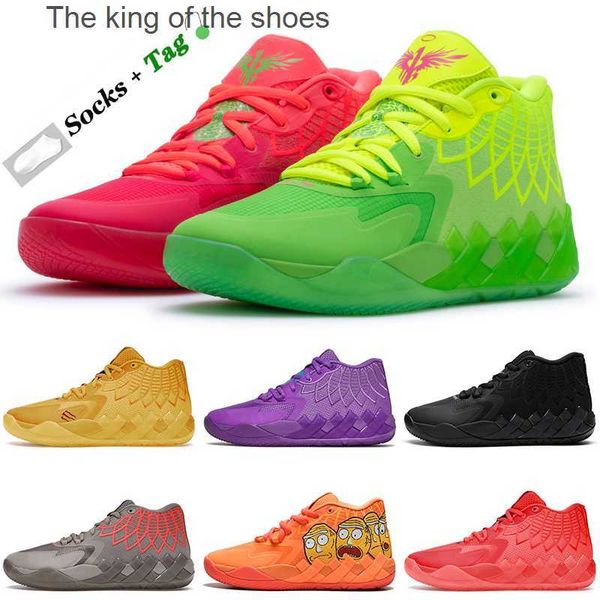 

og basketball shoes lamelo ball mb.01 men basketball shoes sneaker black blast buzz city not from here queen city rick and morty rock ridge