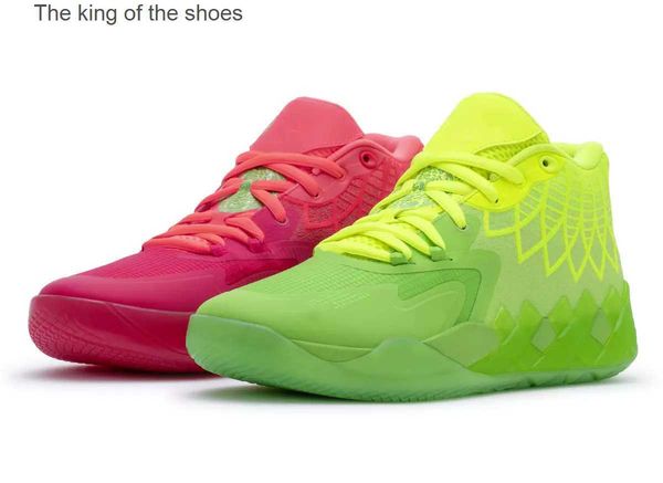 

lamelo ball mb1 rick morty men basketball shoes with box 2022 grade school women sport shoe trainner sneakers us4.5-us12