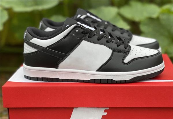 

authentic dunks white black panda low shoes dd1391-100 men women sports sneakers with original box size us4-13