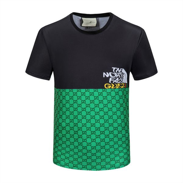 

luxury mens designer t shirt black red letter printed shirts short sleeve fashion brand designer tees p268, White;black