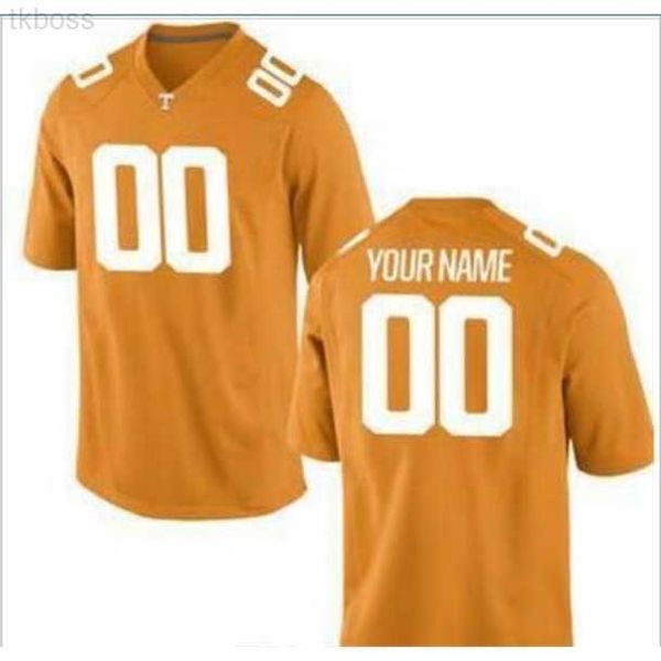 

american college football wear football jersey custom youth women toddler tennessee volunteers personalized any name and number any size sti, Black