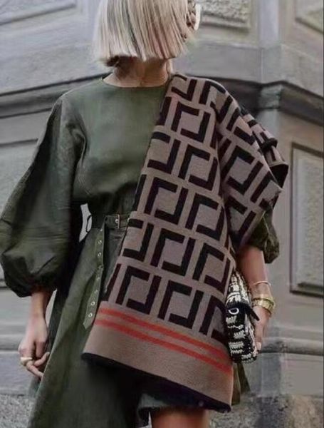 

Echarpe Hijab 2023 Scarf European and American New High-end Open-cut Women Autumn/winter Scar