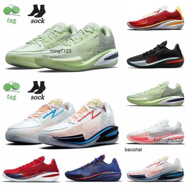 

2023 casual zoom g.t. cut mens basketball shoes low sneakers gt designer white laser blue man zapatos tenis trainers pawdacious ghost 1nmj, Black