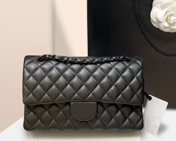 

designer bag caviar lambskin original quality single shoulder purse medium size 28cm chain women's tote luxury designer classic all-in-