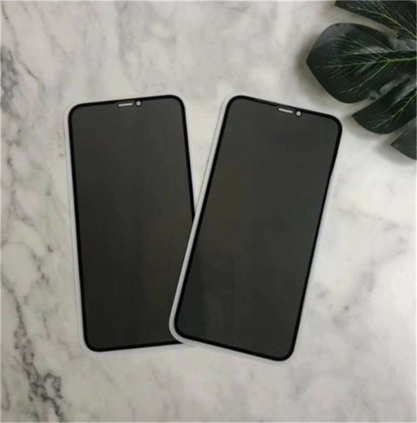

privacy anti-spy tempered glass phone screen protector for iphone 14 pro max 14pro 13 13pro 12 11 xr xs x 8 7 plus 9h anti spy dark full cov