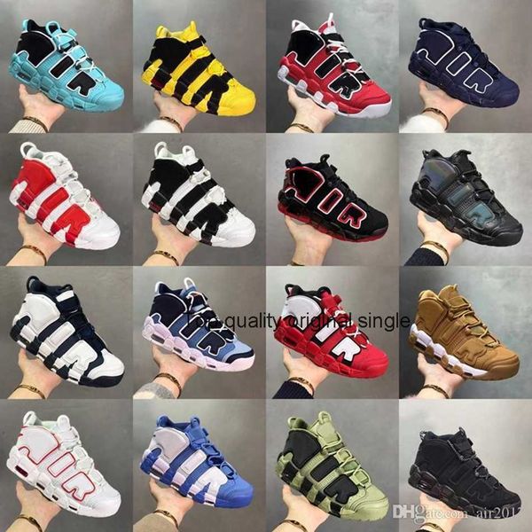 

2022 mens women more uptempos scottie pippen basketball shoes varsity red green black bulls hoops pack unc trainers premium wheat sneakers