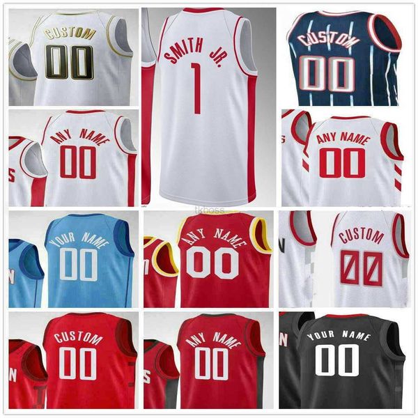 

basketball jerseys college basketball wears 2023 jabari smith jr jalen green rocket alperen sengun eric gordon city red esition kevin porter, Black