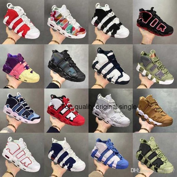 

2022 more uptempos mens basketball shoes scottie pippen arrival pinstripe camo what the bulls hoops pack peace love fuchsia blast laser