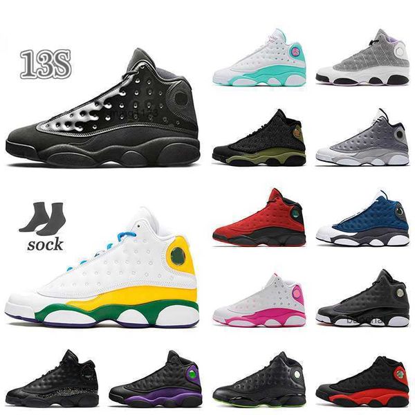 

2023 casual black claissic jumpman 13 13s mens baketball shoes playground brave blue houndstooth court purple university gold del sol irsv