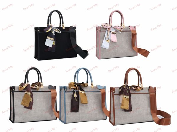 

the tote bag designer bags fashion women handbag shoulder bag high-capacity luxury ribbon design travel clutch bags