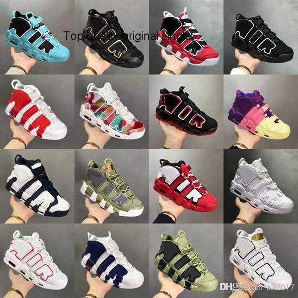

2022 more uptempos scottie pippen women mens basketball shoes black varsity red white camo trainers bulls hoops pack split unc