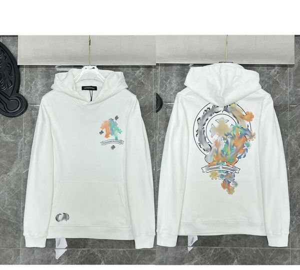 

men's hoodies sweatshirts hooded luxury fashion mens designer ch sanskrit sweater zipper cross pullover hoodie casual men women balck1t, Black