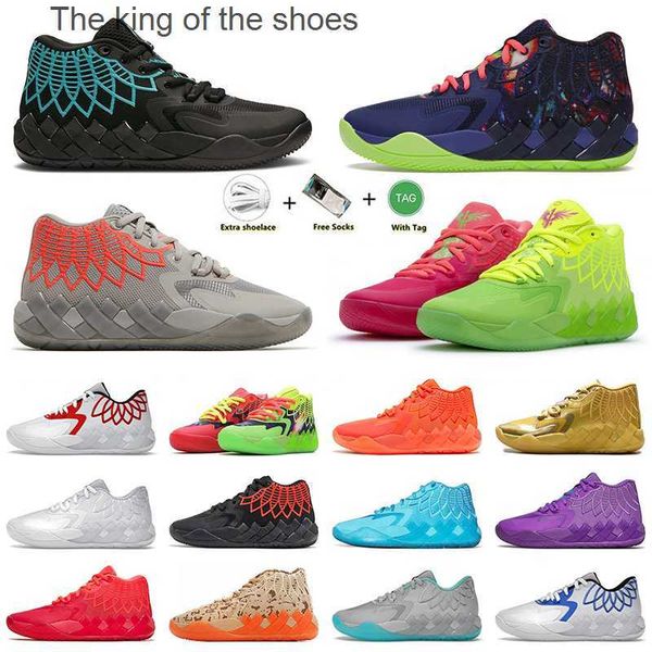 

fashion lamelo ball mb.01 basketball shoes be you queen city black red blast buzz city iridescent dreams rick and morty galaxy i unc for