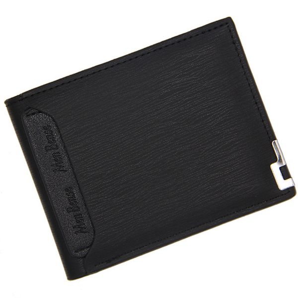 

new men's wallet short wallet multi-function fashion casual draw card holders for men cardholder bags with, Brown;gray