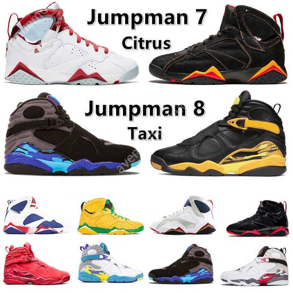

jumpman 7 8 men retro basketball shoes 7s citrus bordeaux z mist patent hare flint 8s taxi aqua raid south beach peat 3m reflective mens153