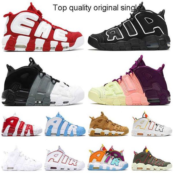 

2022 authentic uptempos scottie basketball shoes for mens womens pippen white aqua gum black obsidian gym red atlanta peace love sports