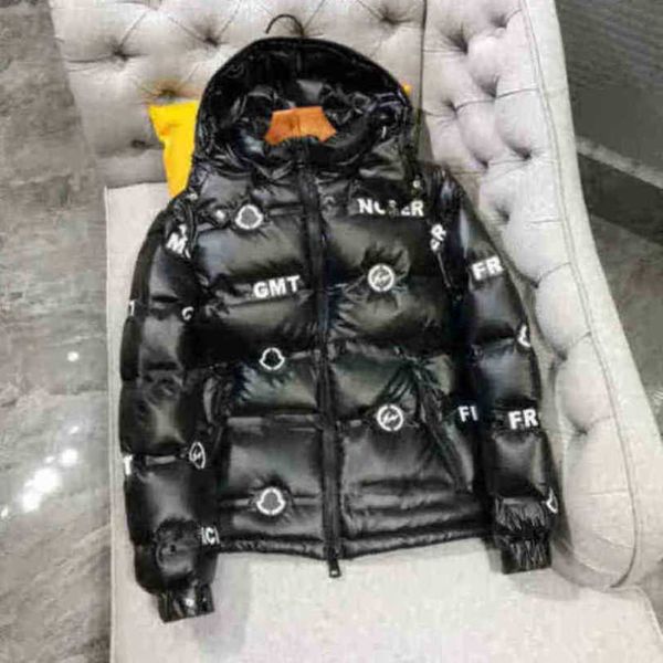 

2022 designer warm meng mens down jacket double zipper luxurys france men s downs coat fashion brand outerwear 001 size1-5 anapurna, Black