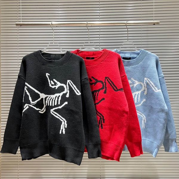 

2022 mens designer sweater letter printing italian designers women men sweaters quality casual round long sleeve embroidery sweater, White;black